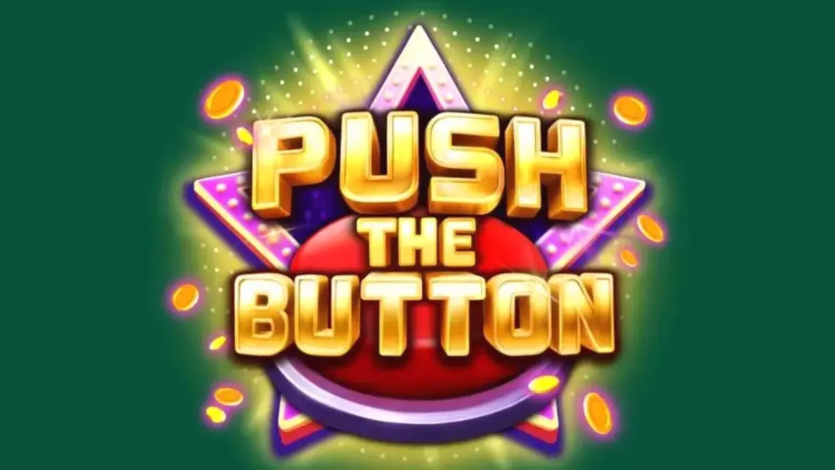 Tampilan layar slot Push the Button pada perangkat seluler